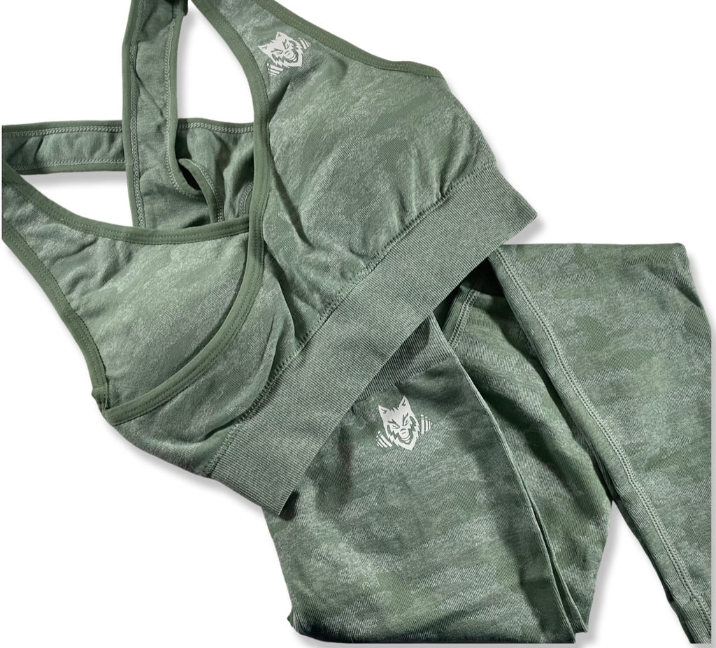 Camo Leggings and/or Camo Sports Bra – Never Settle Athletic Apparel